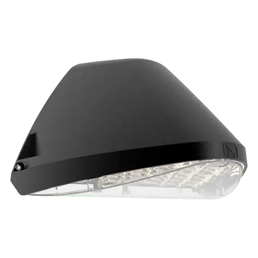 Ansell AWOLF/BLK/M3 Wolf CCT Multi Wattage Wallpack Emergency Black