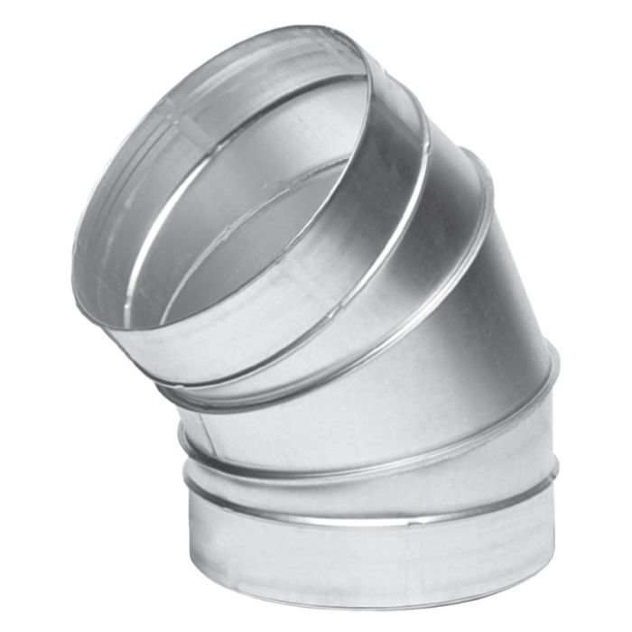 Blauberg BP-45-125 45 Degree Pressed Metal Bend - 125mm