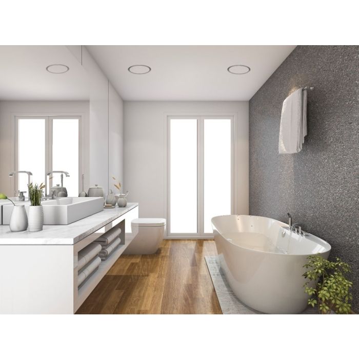 Blauberg MVHR-CIRCLE-100 100mm Circular Flush Frameless Architectural MVHR Ceiling Vent Heat Recovery