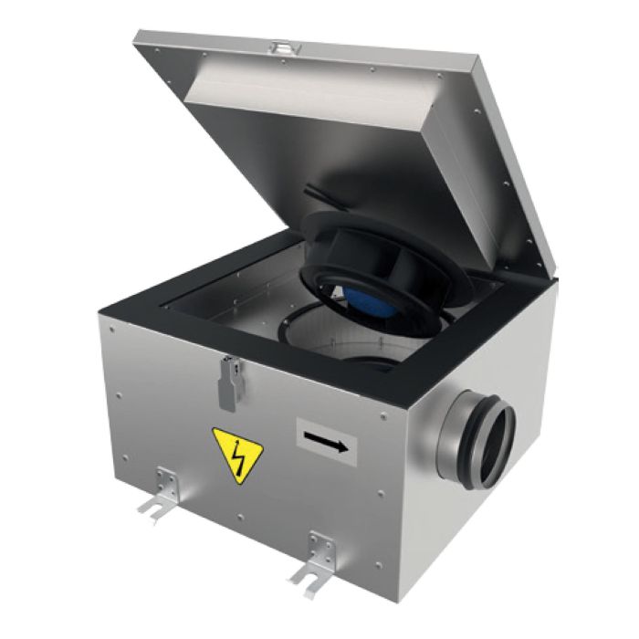 Blauberg ISO-RB-250 Acoustic Centrifugal In-line Box Extractor Fan - 250mm