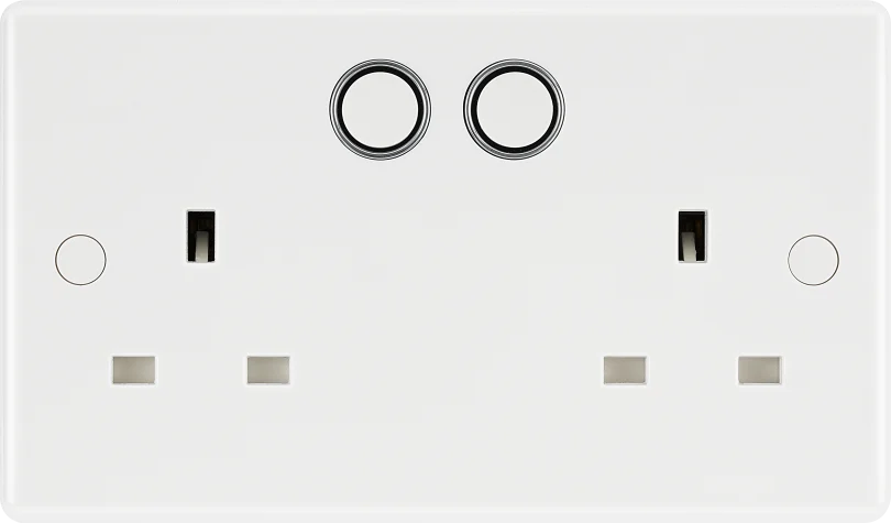 BG Smart 822/HC 13A Double WiFi Smart Switched Socket – White