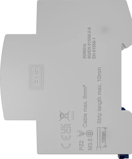 BG CUB1 8VA Bell Transformer 230V to 8V, 12V or 24V AC – 2 Module