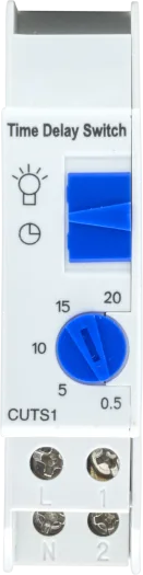BG CUTS1 16A DIN Rail Time Delay Switch with Manual Override