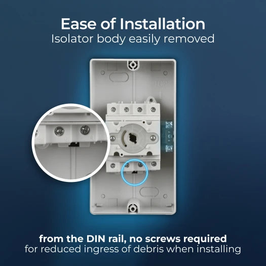 BG CPDC432 32A, 4-Pole DC, Rotary Isolator