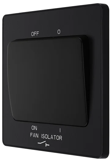 BG Evolve PCDMB15B 10A 3P Fan Isolator Matt Black