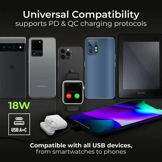 BG Nexus NAB21UAC18B 13A Single Switched Socket with 18W USB-A & USB-C Fast Charging - Antique Brass