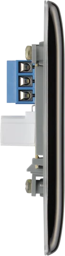 BG Nexus NBNBTS1 Single BT Secondary Telephone Socket – Screw Terminal - Black Nickel