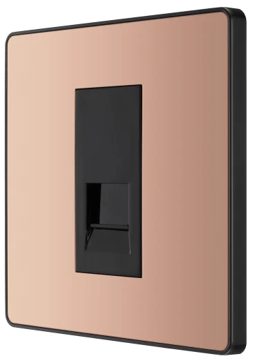 BG Evolve PCDCPBTS1B BT Secondary Telephone Socket – Screw Type - Polished Copper