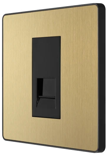 BG Evolve PCDSBBTM1B BT Master Telephone Socket – Screw Terminal - Satin Brass