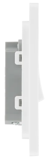 BG Evolve PCDCL12W 20A 16AX 1G 2W Light Switch - Pearlescent White