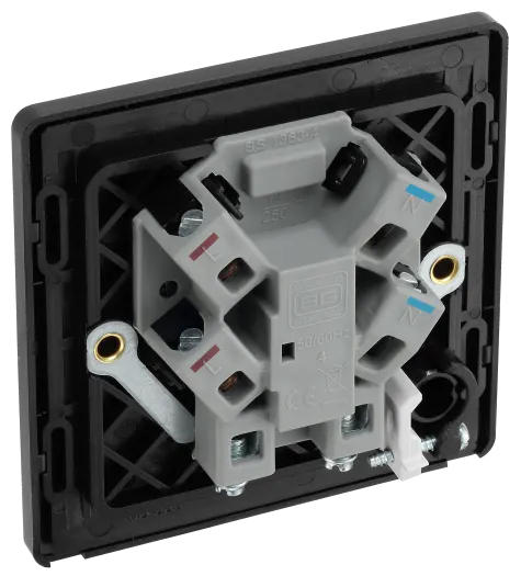 BG Evolve PCDCP54B 13A Unswitched Fused Connection Unit with LED & Flex Outlet - Polished Copper