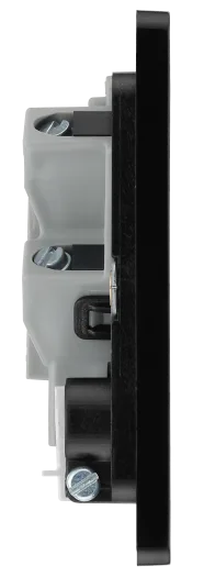 BG Evolve PCDCP54B 13A Unswitched Fused Connection Unit with LED & Flex Outlet - Polished Copper