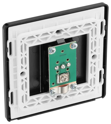 BG Evolve PCDCP60B Single Coaxial TV FM Aerial Socket - Polished Copper