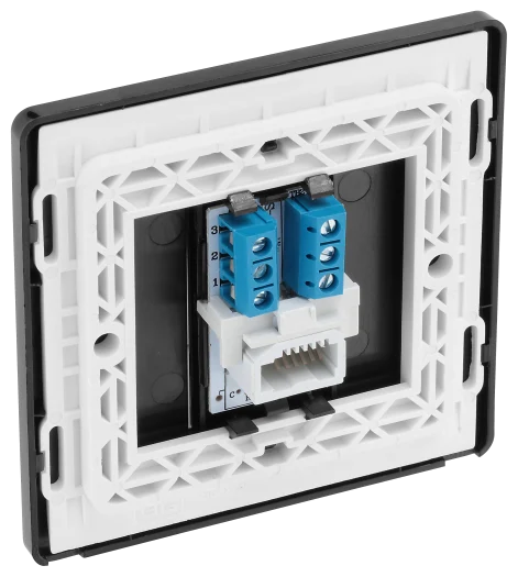 BG Evolve PCDCPBTS1B BT Secondary Telephone Socket – Screw Type - Polished Copper