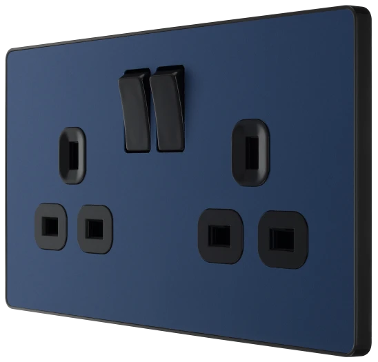 BG Evolve PCDDB22B 13A Double Switched Socket