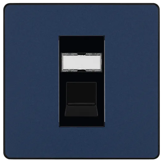 BG Evolve PCDDBRJ451B Cat6 RJ45 Data Socket - Matt Blue