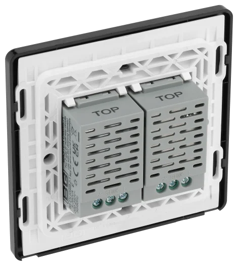 BG Evolve PCDDBTDM2B 200W 2W Double Touch Dimmer Switch - Matt Blue
