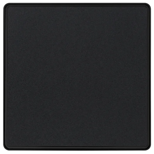 BG Evolve PCDMB12EB 20A 16AX 1 Gang 2 Way Edge-to-Edge Rocker Light Switch - Matt Black