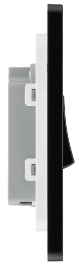 BG Evolve PCDMB14B 10A Bell Push Retractive Switch - Matt Black