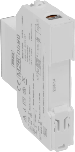 BG MID100A 100A MID Approved Import & Export Energy Meter with RS485 Modbus