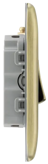 BG Nexus NAB43 20A 16AX 3 Gang 2 Way Rocker Light Switch - Antique Brass