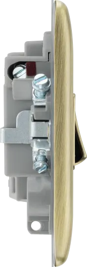 BG Nexus NAB50 13A Switched Fused Connection Unit – Double Pole - Antique Brass