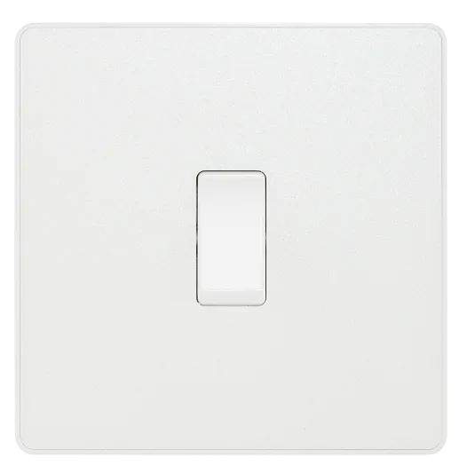 BG Evolve PCDCL12W 20A 16AX 1G 2W Light Switch - Pearlescent White
