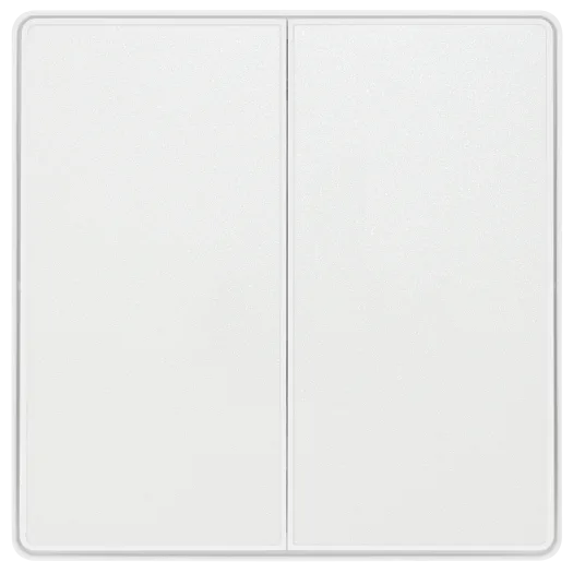 BG PCDCL42EW 20A Double 2-Way Edge-to-Edge Switch - Pearlescent White