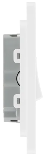 BG Evolve PCDCL43W 20A 16AX Triple 2-Way Light Switch - Pearlescent White
