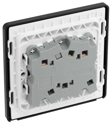 BG Evolve PCDMB15B 10A 3P Fan Isolator Matt Black