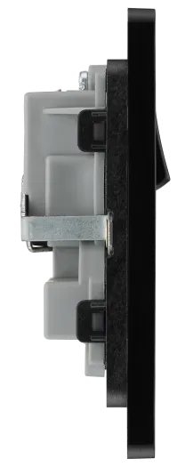 BG Evolve PCDMB22B 13A 2G DP Switched Socket Matt Black