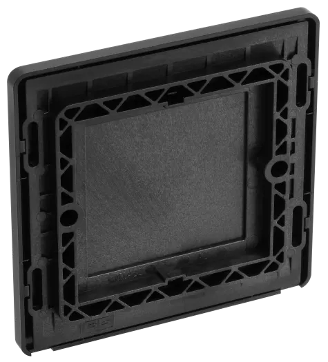 BG Evolve PCDMG94B Single Screwless Blank Wall Plate - Matt Grey