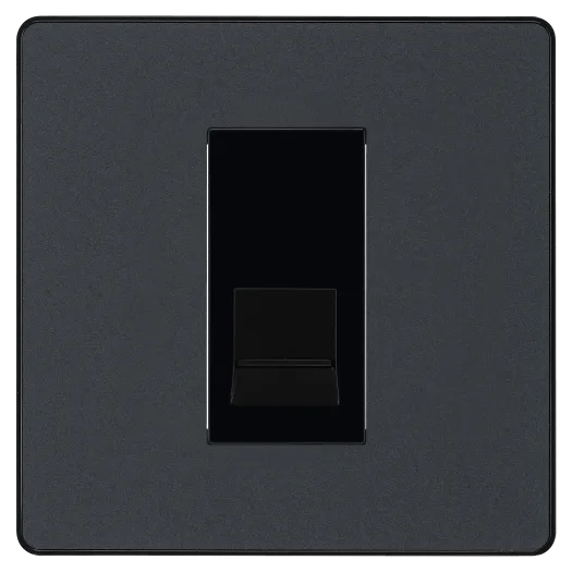 BG Evolve PCDMGBTM1B Single Master BT Telephone Socket - Matt Grey