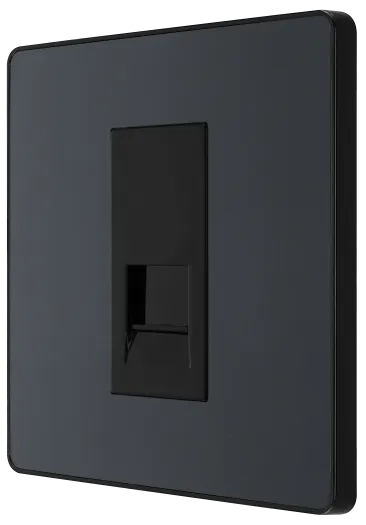 BG Evolve PCDMGBTM1B Single Master BT Telephone Socket - Matt Grey