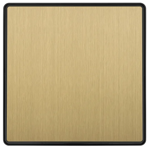BG Evolve PCDSB12EB 1G 2W Edge-to-Edge Rocker Light Switch 20A 16AX - Satin Brass