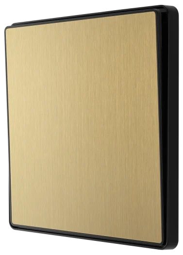BG Evolve PCDSB12EB 1G 2W Edge-to-Edge Rocker Light Switch 20A 16AX - Satin Brass
