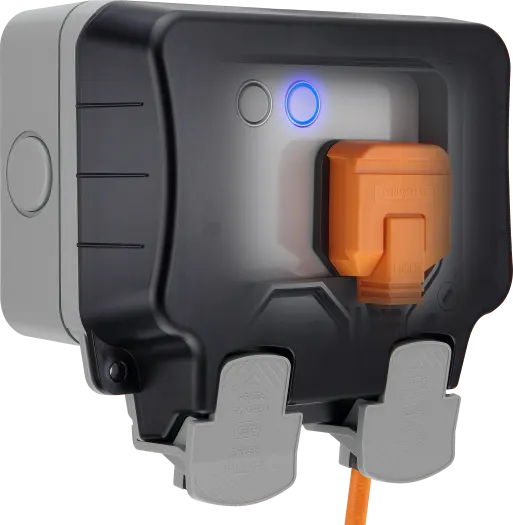 BG WP22/HC Strom Weatherproof Smart IP66 Weatherproof Outdoor Double Socket