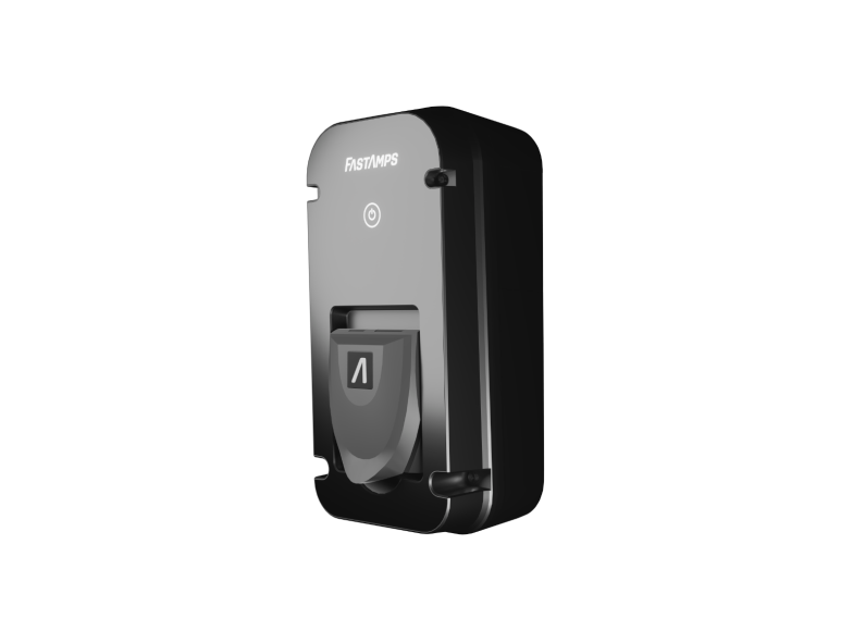 FastAmps A7-4-SBL Alpha7 Gen4 EV Charger 7.4kW Socket Black