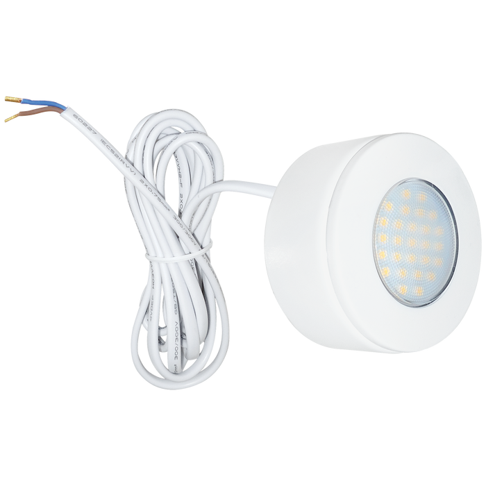 Eterna CLEDCIRWH LED 1.7W Surface/Recessed Cabinet Downlight