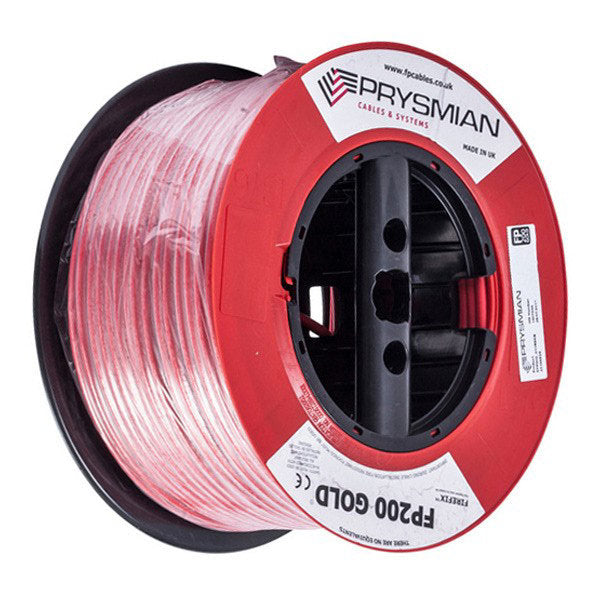 Prysmian FP200 Plus 2C&E 1.5mm Red Enhanced Fire Cable 100M FP200PLUS2 ...