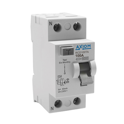 CED Axiom RCD100TA  RCD A Type RCD 100A 30mA