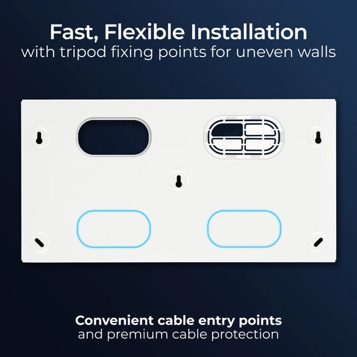 BG CF19MS16 Metal Consumer Unit 19 Mod 16 Way w/100A Main Switch & SPD