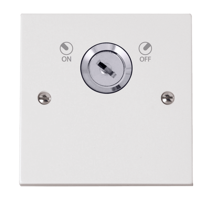 Click Scolmore PRW660 Polar 20A Double Pole Key Lockable Switch