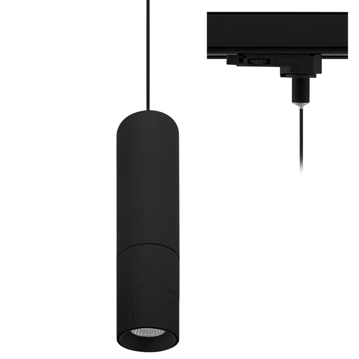 Collingwood Aurea TR43405 Black 6 W CCT LED Track Pendant - Dimmable