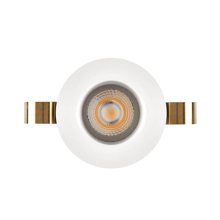 Collingwood 1901 BDL00F30WV 9W 3000K IP44 1–10V Dimmable LED Downlight – Matt White