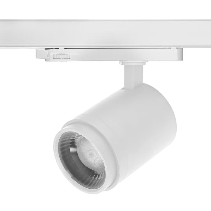Collingwood Focal TR43730 Matt White 32W CCT LED Track Spotlight – Adjustable 30–60° Beam