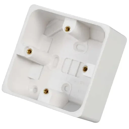Crabtree 9041 1 Gang 44mm Pattress Back Box White