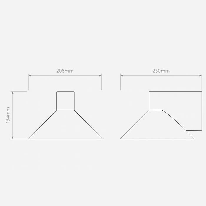 Astro Lighting 1451002 Conic Matt Black Bathroom Wall Light