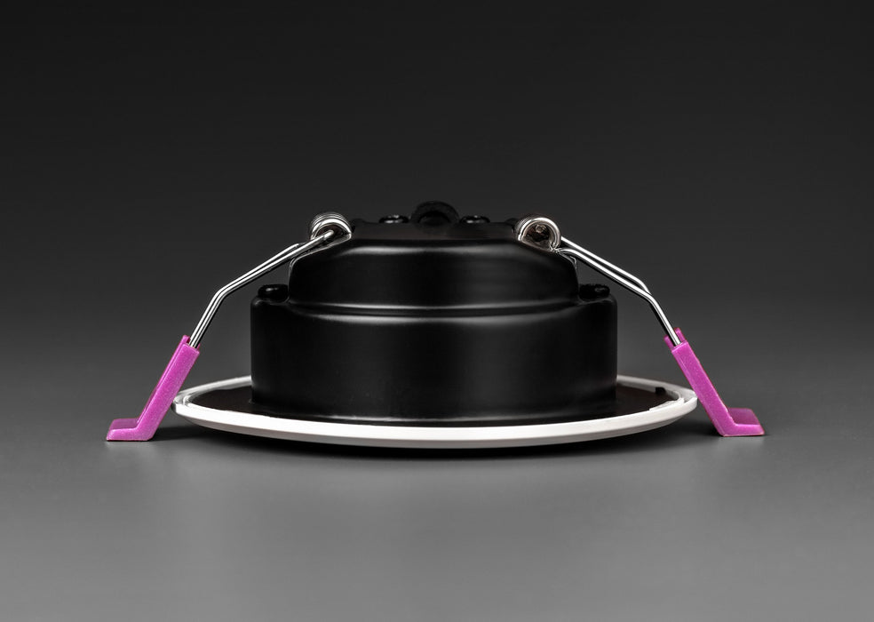 Robus RTEX-01 TRIUMPH EXPRESS 4/6 Dual Wattage IP65 Fire Rated Downlight CCT4 2 part connector white Trim