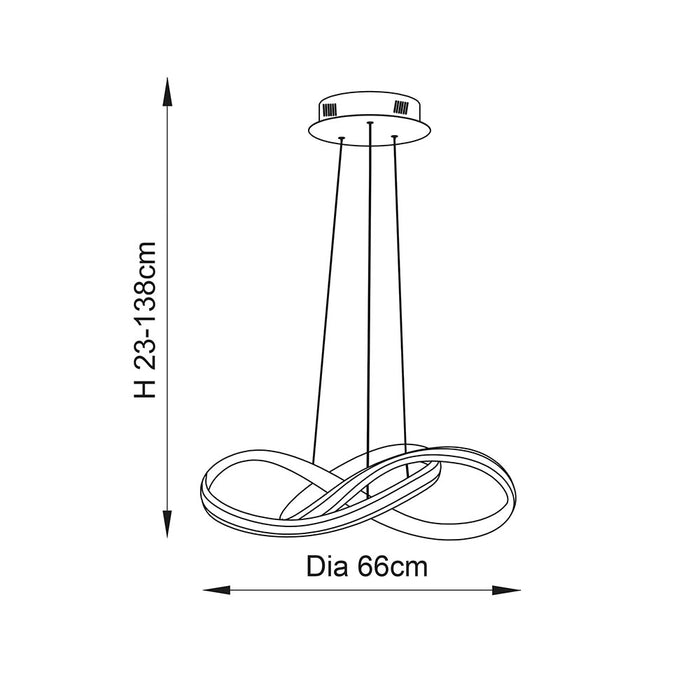 Endon Lighting 76394 Aria Pendant